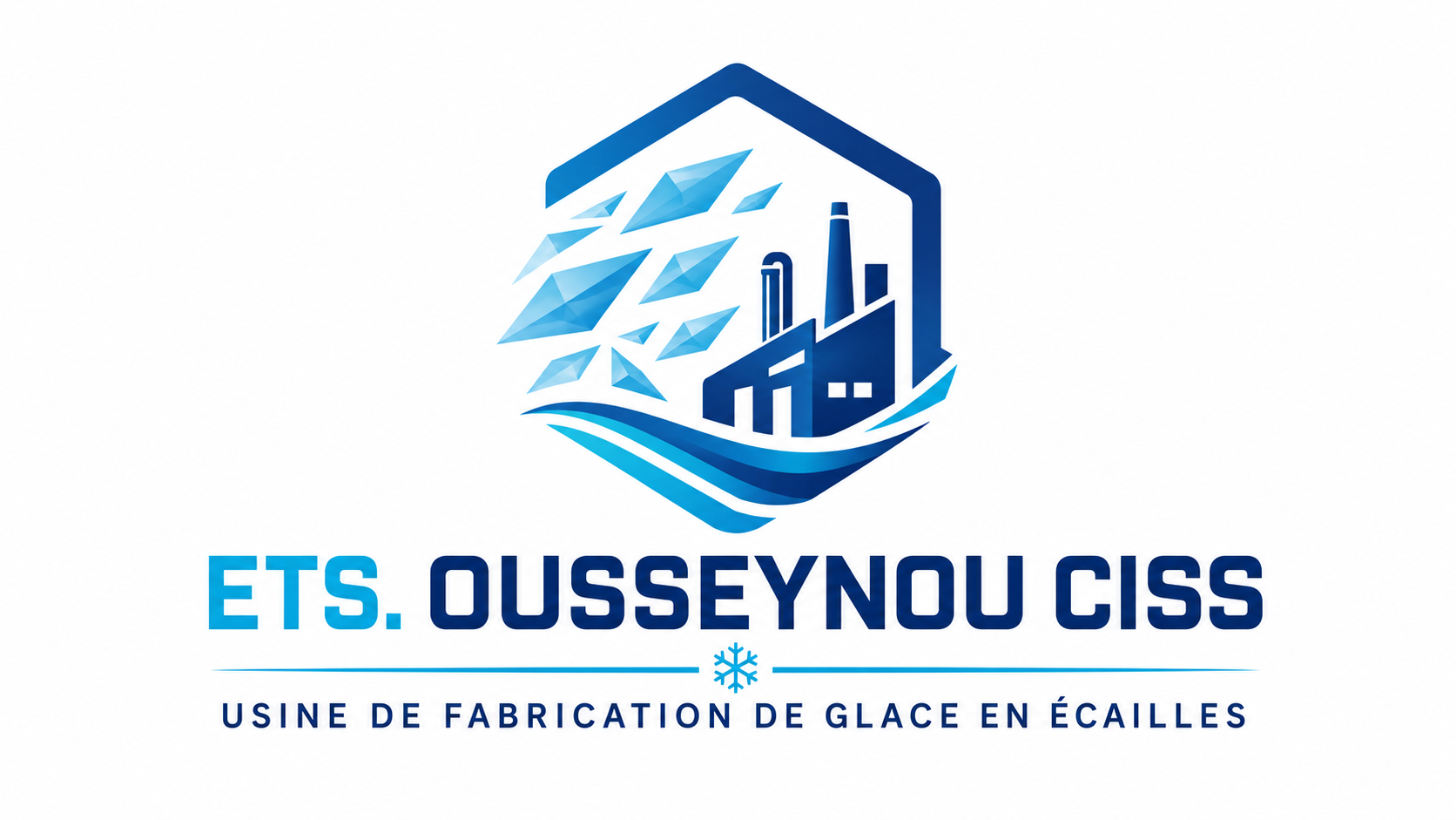 Logo ETS Ousseynou Ciss — usine de fabrication de glace en écailles